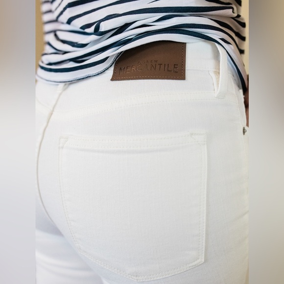 J.Crew Mercantile High Rise Jeans - White - Picture 2 of 6
